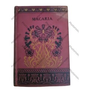 Macaria by Augusta Evans Novel Vintage Antique Book Collectible Decor